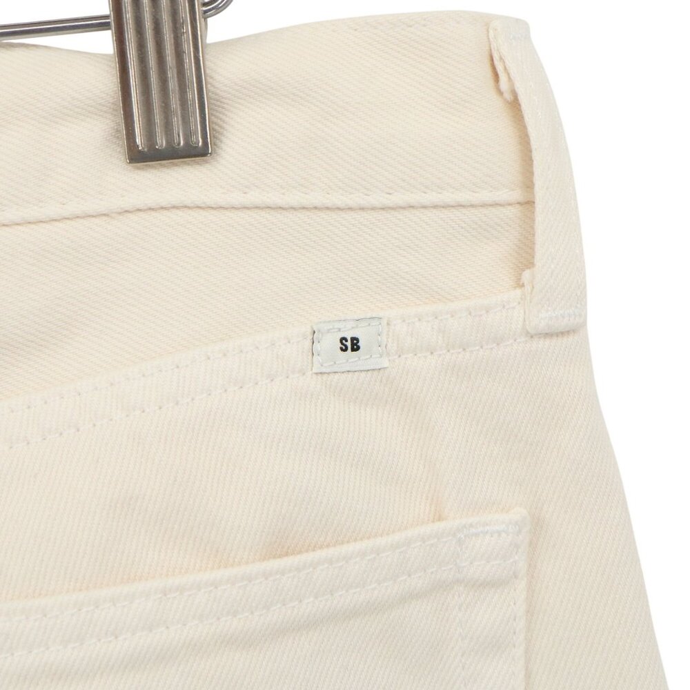 Aritzia Sunday Best High Waisted Ivory Unbleached Wide Leg Jeans 10 - Picture 10 of 10